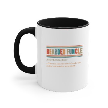 Discover Bearded Funcle Definition Accent Mugs, Beard Lover,