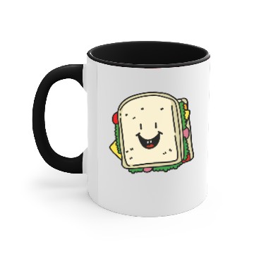 Discover Happy Sandwich Accent Mugs