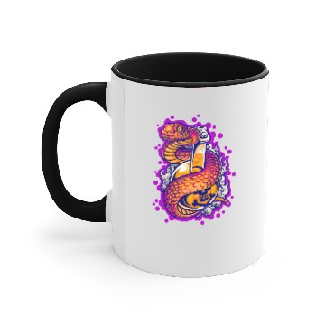 Discover poison snake Accent Mugs