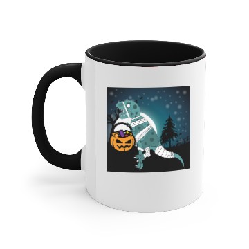 Discover Halloween Dinosaur T-rex Mummy Accent Mugs