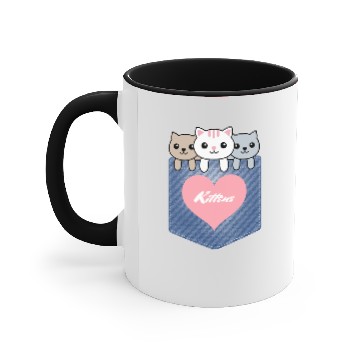 Discover Kittens love Accent Mugs