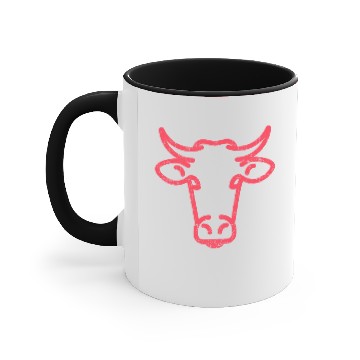 Discover Cow Head Farm Animals Accent Mugs