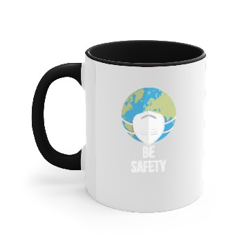 Discover BE SAFETY Accent Mugs