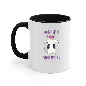 Discover Cow Decor Dont Be A Salty Heifer Accent Mugs - Impressiv