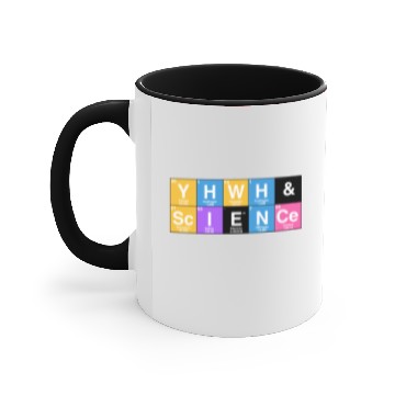 Discover YHWH and Science Accent Mugs