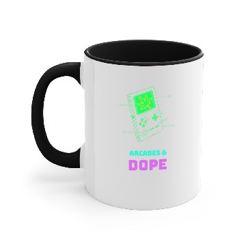 Discover Arcades and Dope Retro Gameboy Accent Mugs