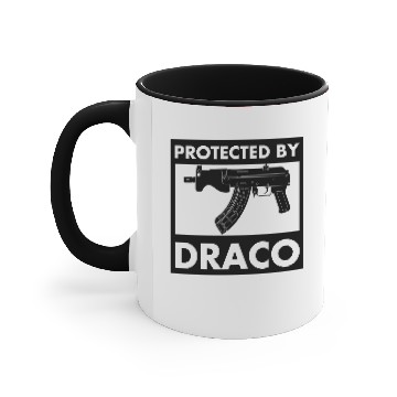Discover PROTECTED BY DRACO Accent Mugs