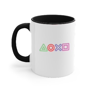 Discover playstation buttons glow Accent Mugs