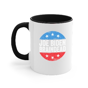 Discover Joe Biden Braindead Accent Mugs