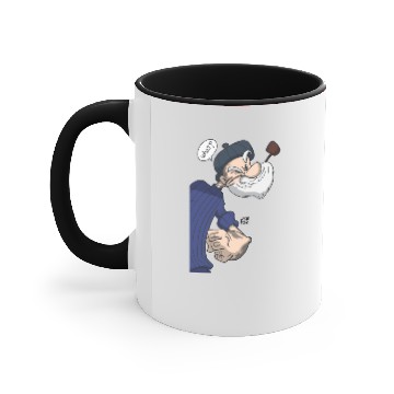 Discover Popeye the salor man... Accent Mugs