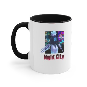 Discover Cyberpunk 2077 Accent Mugs