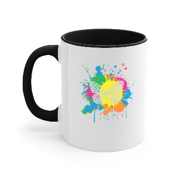 Discover Multi Colored Paint Splash Splatter Graphic Accent Mugs