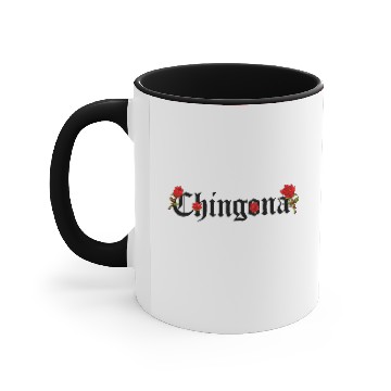 Discover Chingona rose Accent Mugs