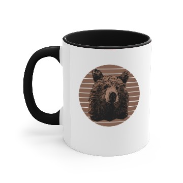 Discover Grizzly Bear Animal Accent Mugs
