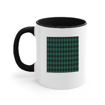 Discover Green Buffalo Plaid Accent Mugs