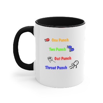Discover One Punch Two Punch Accent Mugs