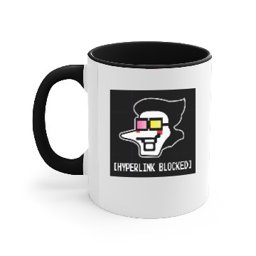 Discover Spamton HYPERLINK BLOCKED - Deltarune Sticker Accent Mugs