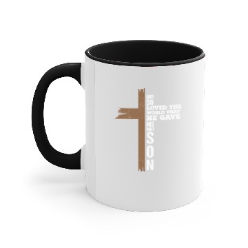 Discover John 3 16 Christian Cross Bible Accent Mugs