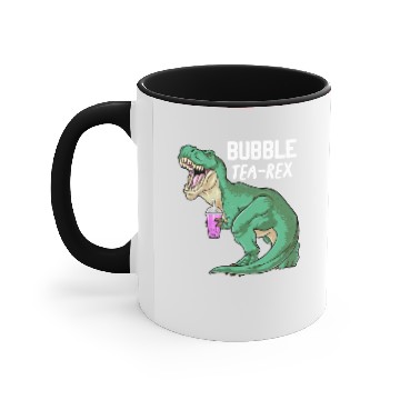 Discover Dinosaur Bubble Tea Rex Bobasaurus Boba Milk Tea D Accent Mugs