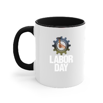 Discover Happy Labor Day Accent Mugs
