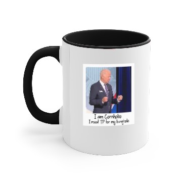 Discover Biden is Cornholio Accent Mugs