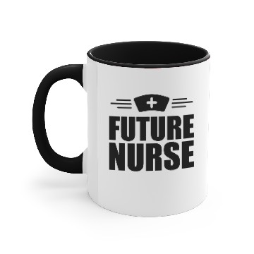 Discover Future Nurse b Accent Mugs
