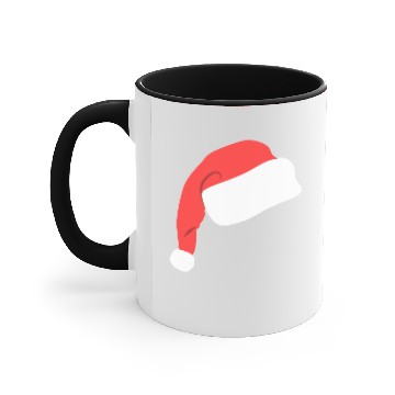 Discover Funny Santa Claus Hat Accent Mugs