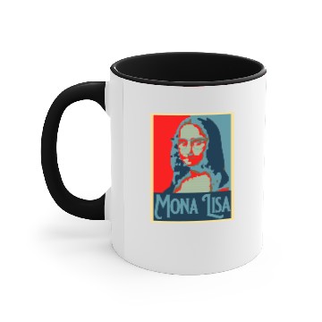 Discover Funny Mona Lisa Accent Mugs