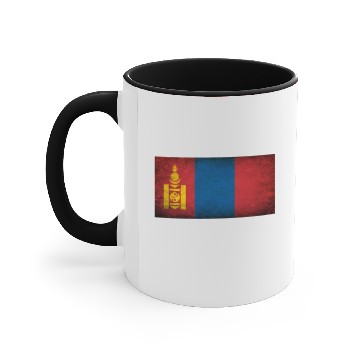 Discover Mongolia Flag Accent Mugs