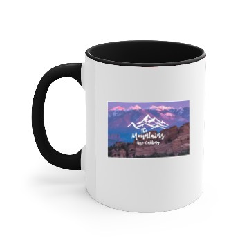 Discover The Mountains Are Calling Accent Mugs