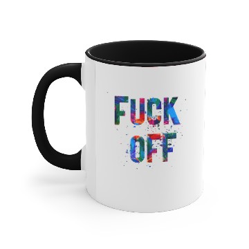 Discover FUCK OFF Accent Mugs