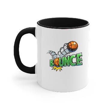 Discover Funny Cartoon Comics Bounce Accent Mugs