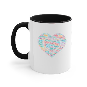 Discover West Coast Swing Dance Heart Accent Mugs