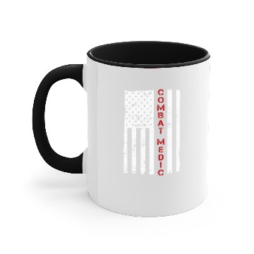Discover Combat Medic Always a Combat Medic Accent Mugs