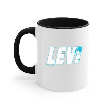 Discover Levi Ackerman (リヴァイ・アッカーマン) - Blue Accent Mugs