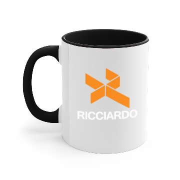 Discover Daniel Ricciardo Logo Accent Mugs