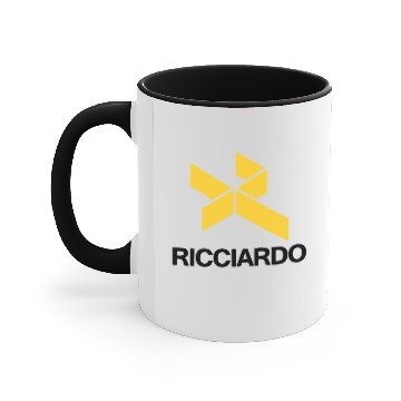 Discover Daniel Ricciardo Logo Accent Mugs