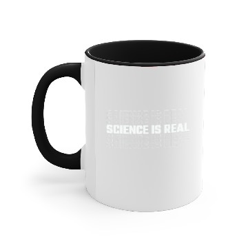 Discover Science is real Accent Mugs