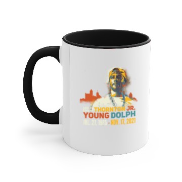 Discover Young dolph tribute Accent Mugs