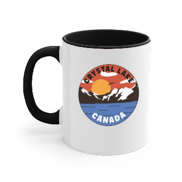 Discover Crystal Lake - Canada - Mountain Valley Accent Mugs