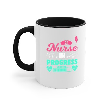 Discover Future Nurse Loading Cute Registered Nurse Accent Mugs