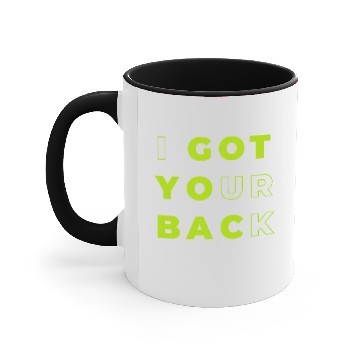 Discover I got your back Accent Mugs