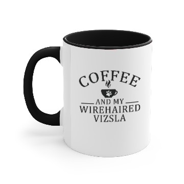 Discover Wirehaired Vizsla Dog And Coffee Accent Mugs