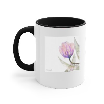 Discover Tulip | Floral Poster Accent Mugs