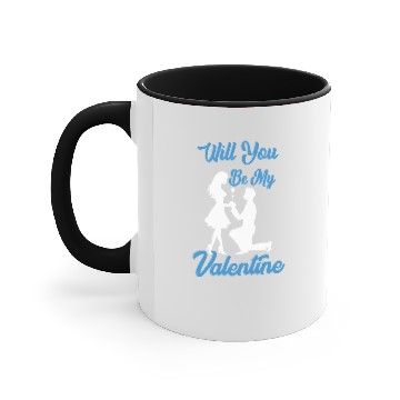 Discover WILL YOU BE MY VALENTINE Accent Mugs