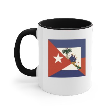 Discover Half Haitian Cuban Flag | Haiti Cuba Accent Mugs