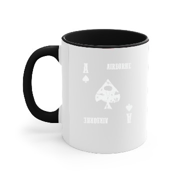Discover Airborne Army Paratrooper Ace Card Accent Mugs