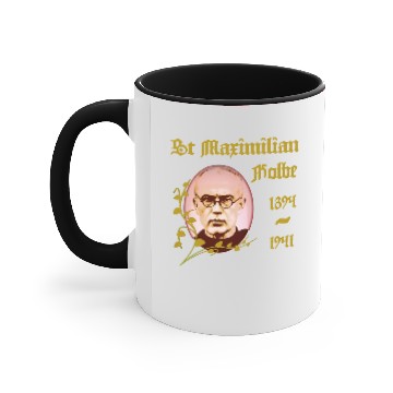 Discover St Maximilian Kolbe Catholic Saint Accent Mugs