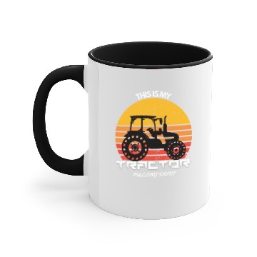 Discover TRACTOR PULLING DRIVING MY TRACTOR Accent Mugs