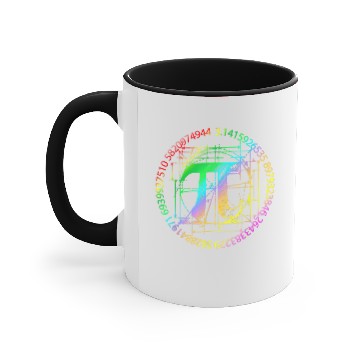 Discover 3-14 Pi Math Teacher Happy Pi Day Accent Mugs